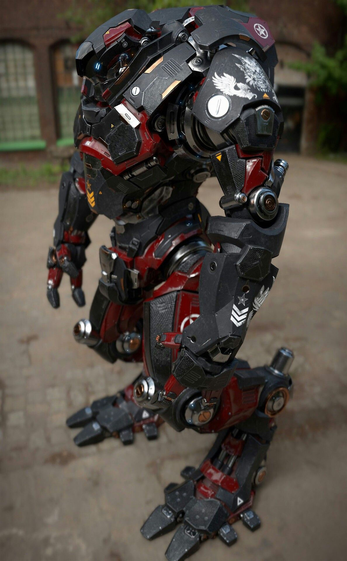 Wallpaper #Lx1VLZMBlOZrFDOk_dAO295 Arte Ninja Arte Robot Robot Art Sci Fi Armor Power Armor Robot