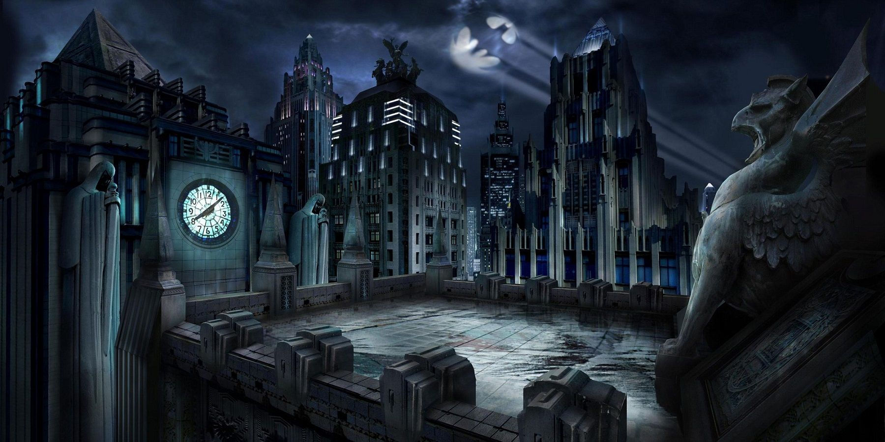 Wallpaper #A0J5PZMBOBpx0NhmQMUQ94 Gotham City City Background Dark City