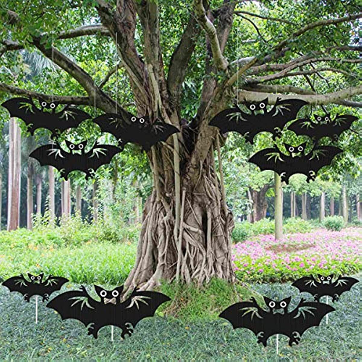 Wallpaper #2mdTDJMBSpphPi3-nt1P373 10pcs Halloween Bats Decorations Yard Sign with Stakes Suitable for