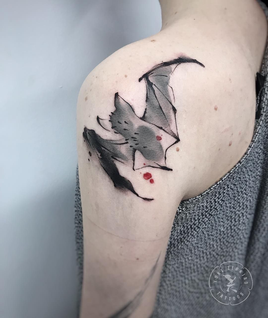 Wallpaper #wYvtdZcBcm9NJah-lHeO14 Yukizerkjad Tattoos on Instagram So Happy to Have Done One of My Bats