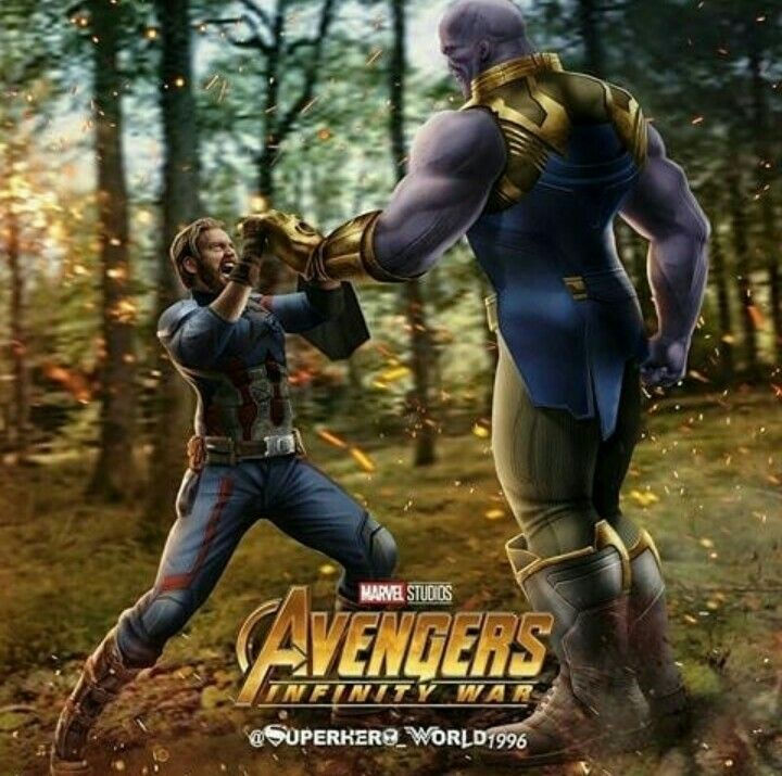 Wallpaper #s5x74ZIBZHQxiYarI7ur54 Captain America vs Thanos Supereroi