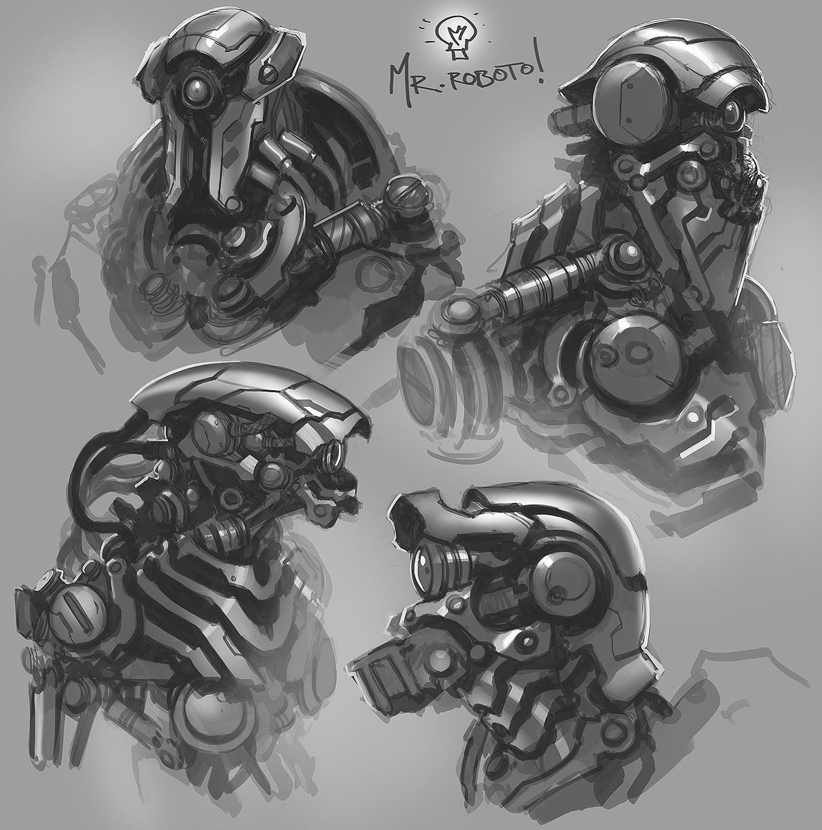 Wallpaper #32cE-5IBSpphPi3-g5LU119 Rlyonsart Mr Roboto Character Art Character Design Character
