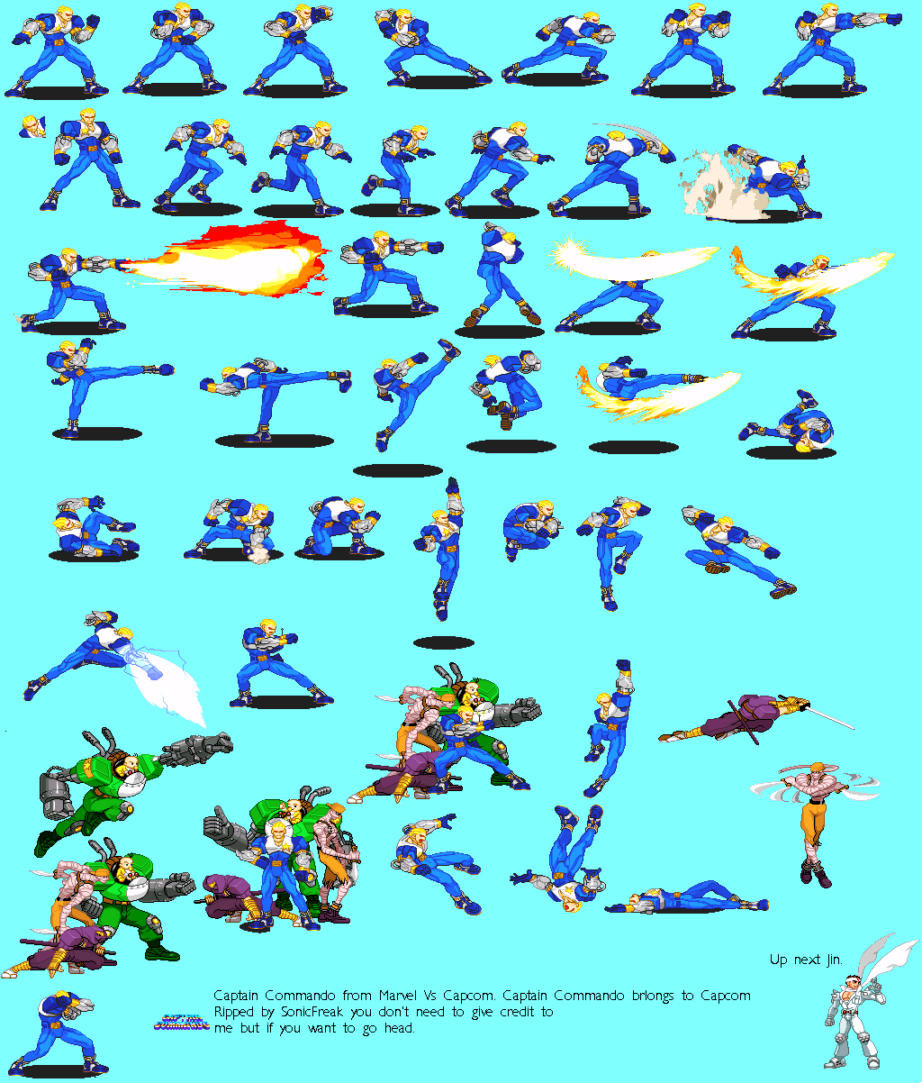Wallpaper #DWfzD5MBSpphPi3--vEw392 Marvel vs Capcom 2 Character Sprites