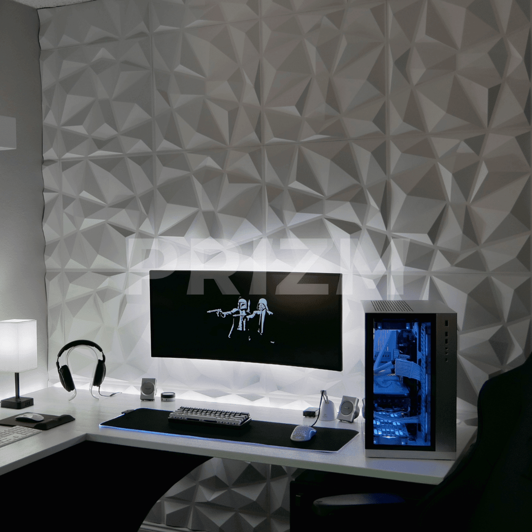Wallpaper #1Hc4KJMB-pgBXx603akM86 Gaming Room Setup PC Setup Desk Setup Textured Wall Panels 3D Wall