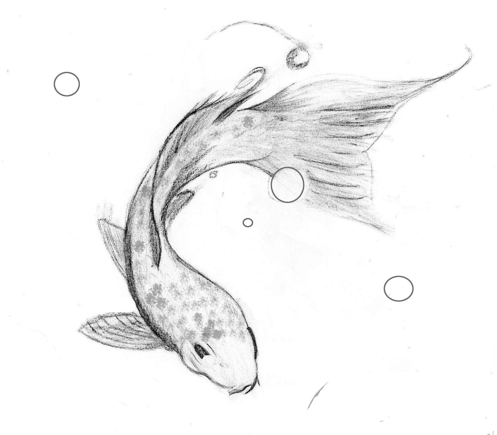 Wallpaper #4f2e6 Koi Fish Heart Original Watercolor Painting Etsy