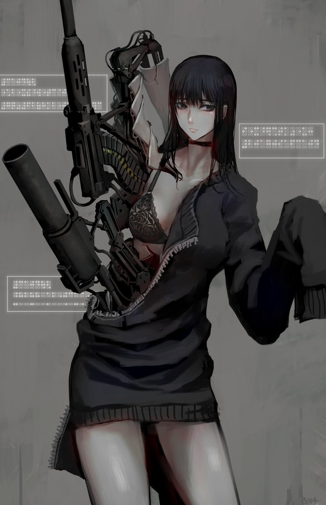 Wallpaper #OW0dapcBycdYOYFTOnEz112 On Twitter Female Robot Concept Art Characters Cyberpunk Anime