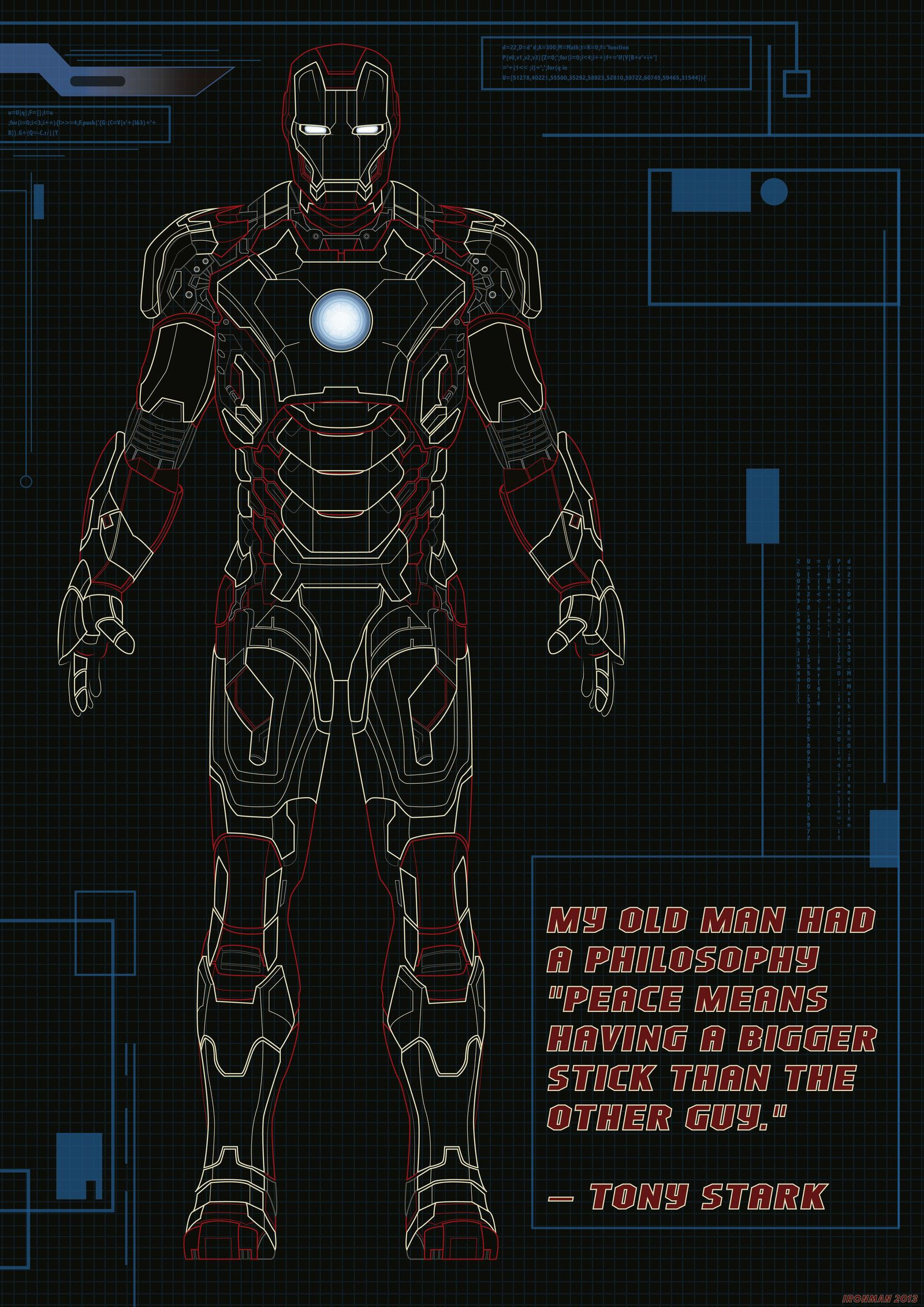 Wallpaper #rsYJM5MBVgN6TXj6C3eV82 Iron Man Mark 3 Suit Blueprints