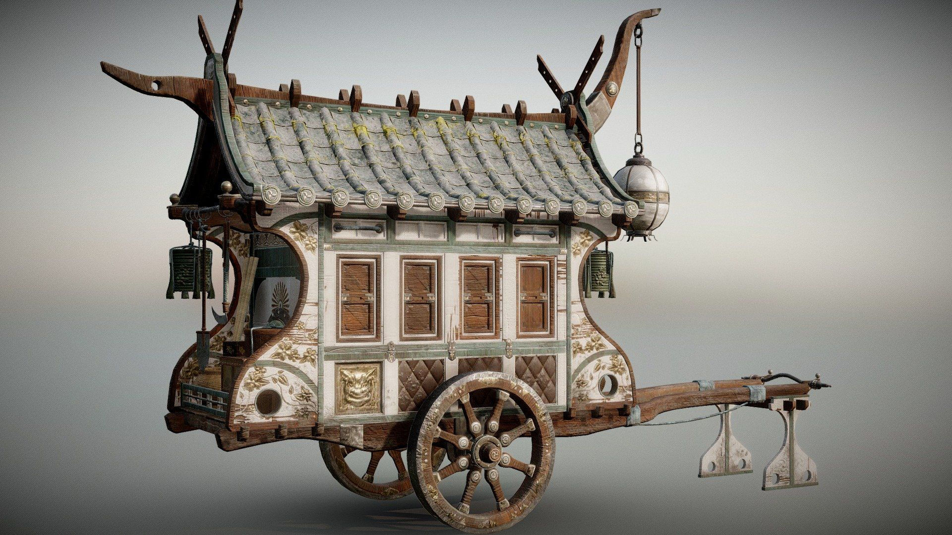 Wallpaper #7F7cMpMBborbLbczvF9P442 The Samurai Cart by Matija Svaco Cardboard Box Crafts Cardboard Castle