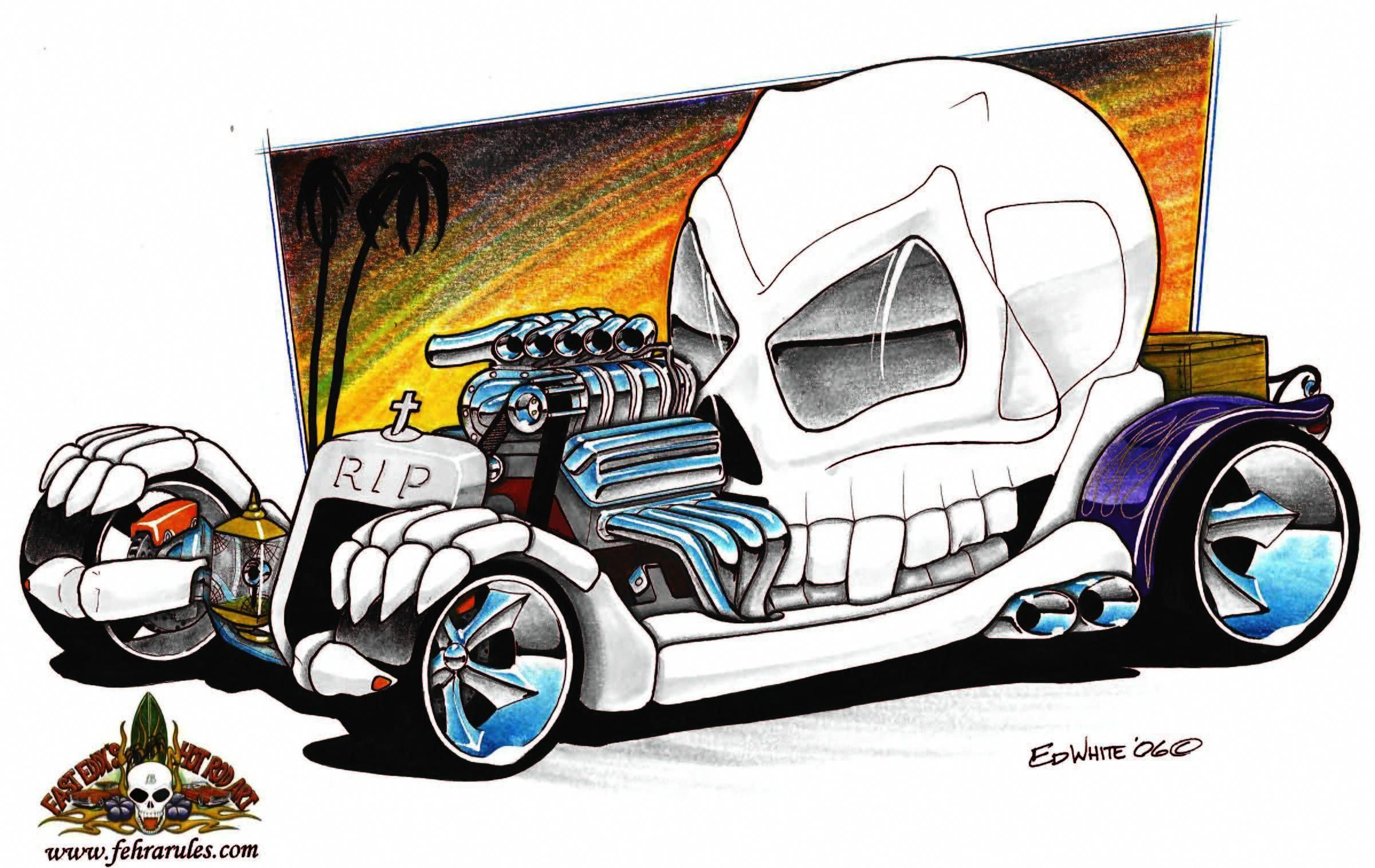 Wallpaper #KWhmFJMBSpphPi3-4wQV27 Hot Art Official Website of Fast Eddys Hot Rod Art Cartoon Art