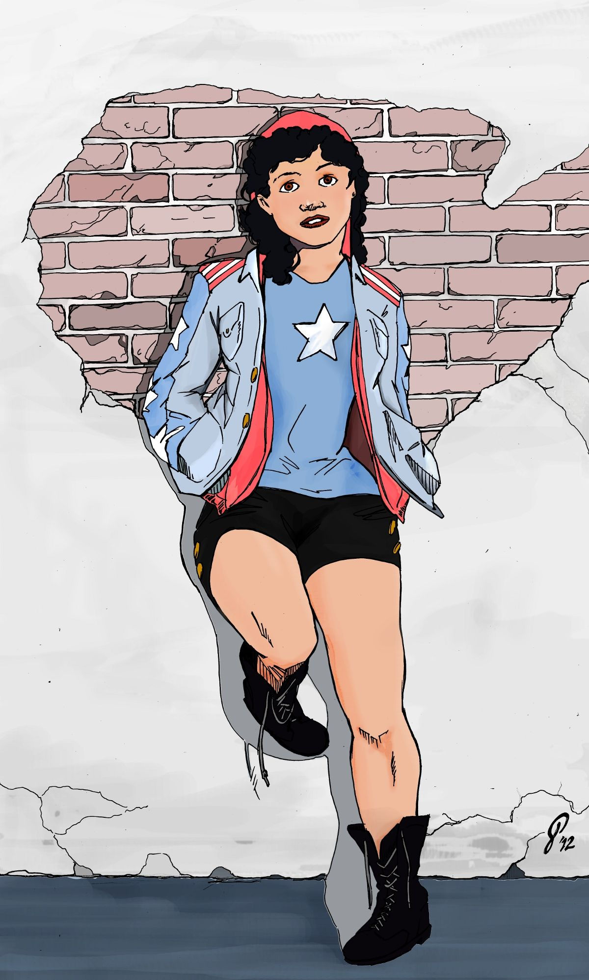 Wallpaper #x32H9I4Bnwiau_P62A9u4 Peter Bloem Young Avengers Superhero Villains Miss America