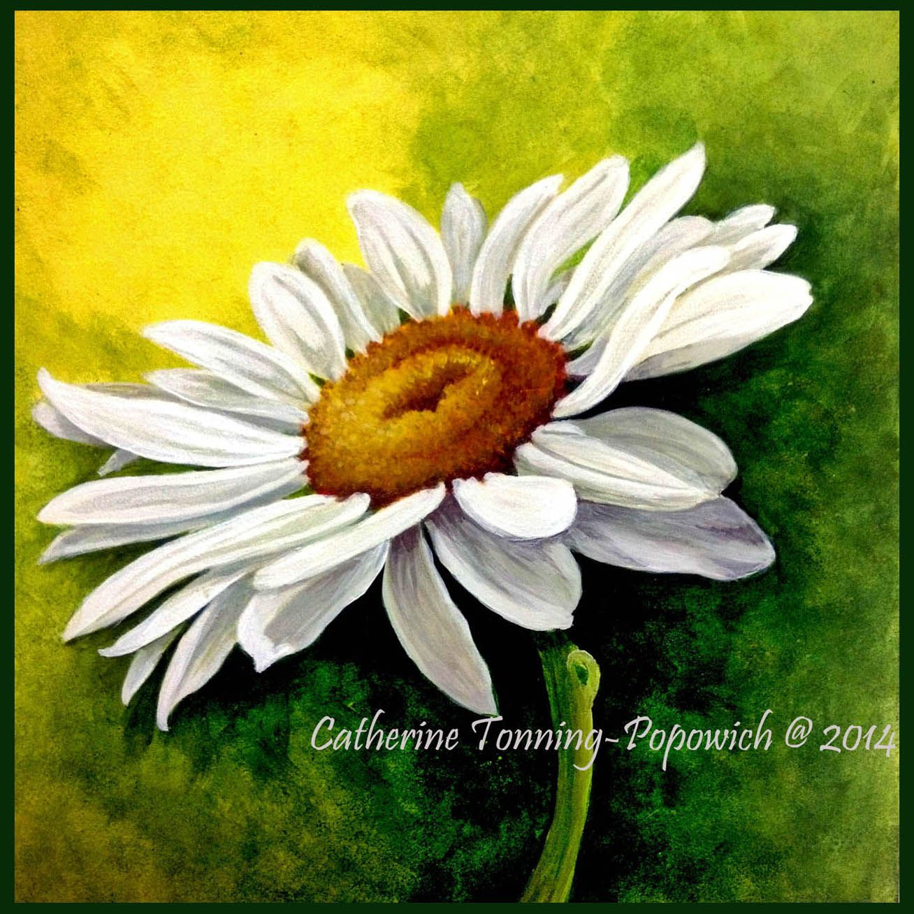 Wallpaper #xWhVIpMBSpphPi3-TTJ-206 Easy Flower Painting Flower Painting Canvas Daisy Painting