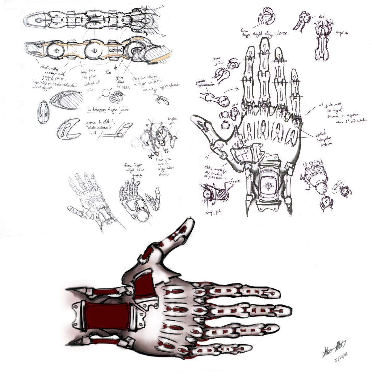 Wallpaper #m0ARMJMBJhL2WPba_L8Z114 Prosthetic Hand Design by Kujodeviantartcom on at Deviantart Character