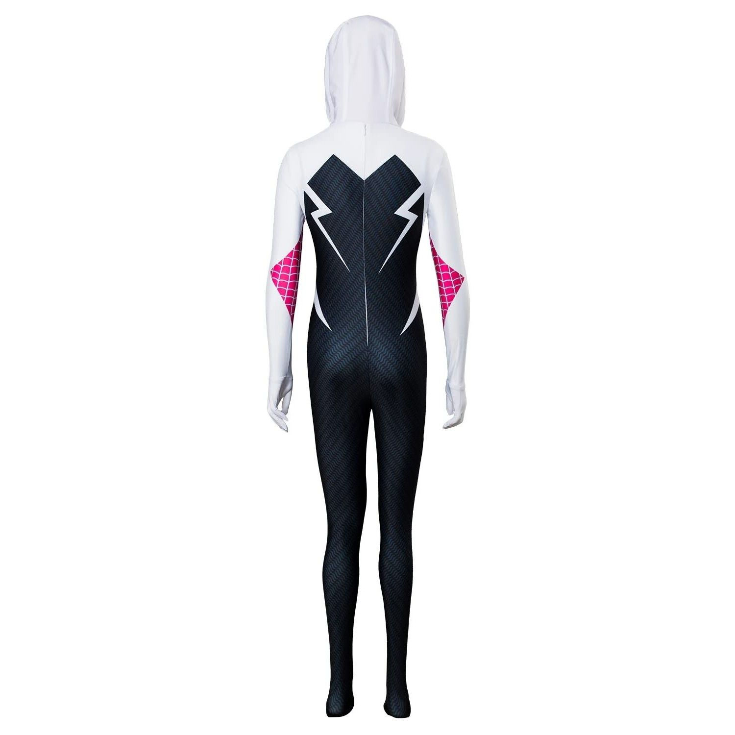 Wallpaper #D_QkOpMBKFX8bn3rd3iD88 Gwen Stacy Cosplay Costume into the Spider Verse Ghost Gwen Bodysuit