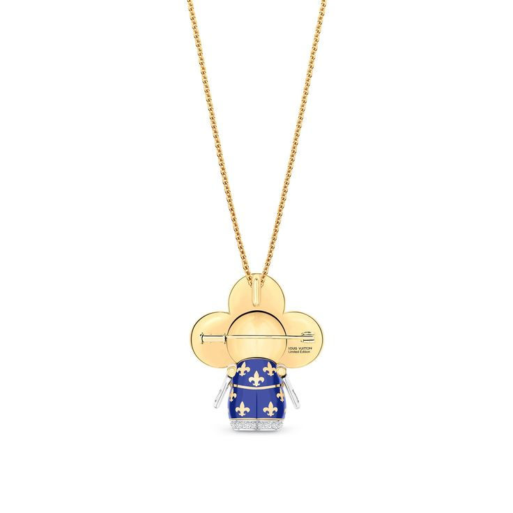 Wallpaper #UmfG5ZIBSpphPi3-tDHV421 Products by Louis Vuitton Vivienne Royal Pendant Yellow Gold White