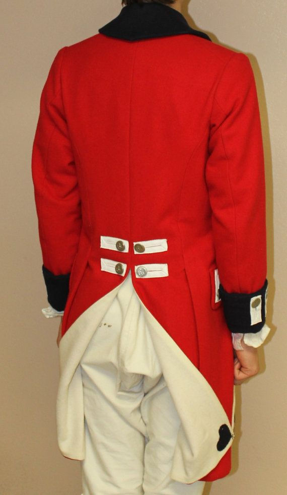 Wallpaper #Cbj11pIBJvJKYCmEf-Ex63 British Redcoat Uniform Jacket 1770s 35000 via Etsy Red Coat
