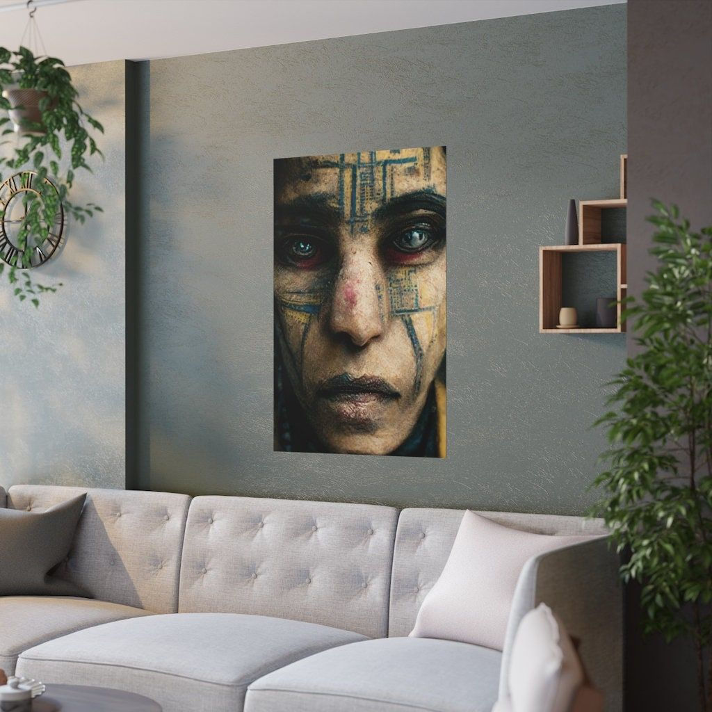 Wallpaper #oJl_P5MBUcASHT6nQswf370 Poster Print Art Custom Tribal Human Dreaming of a Vision Post