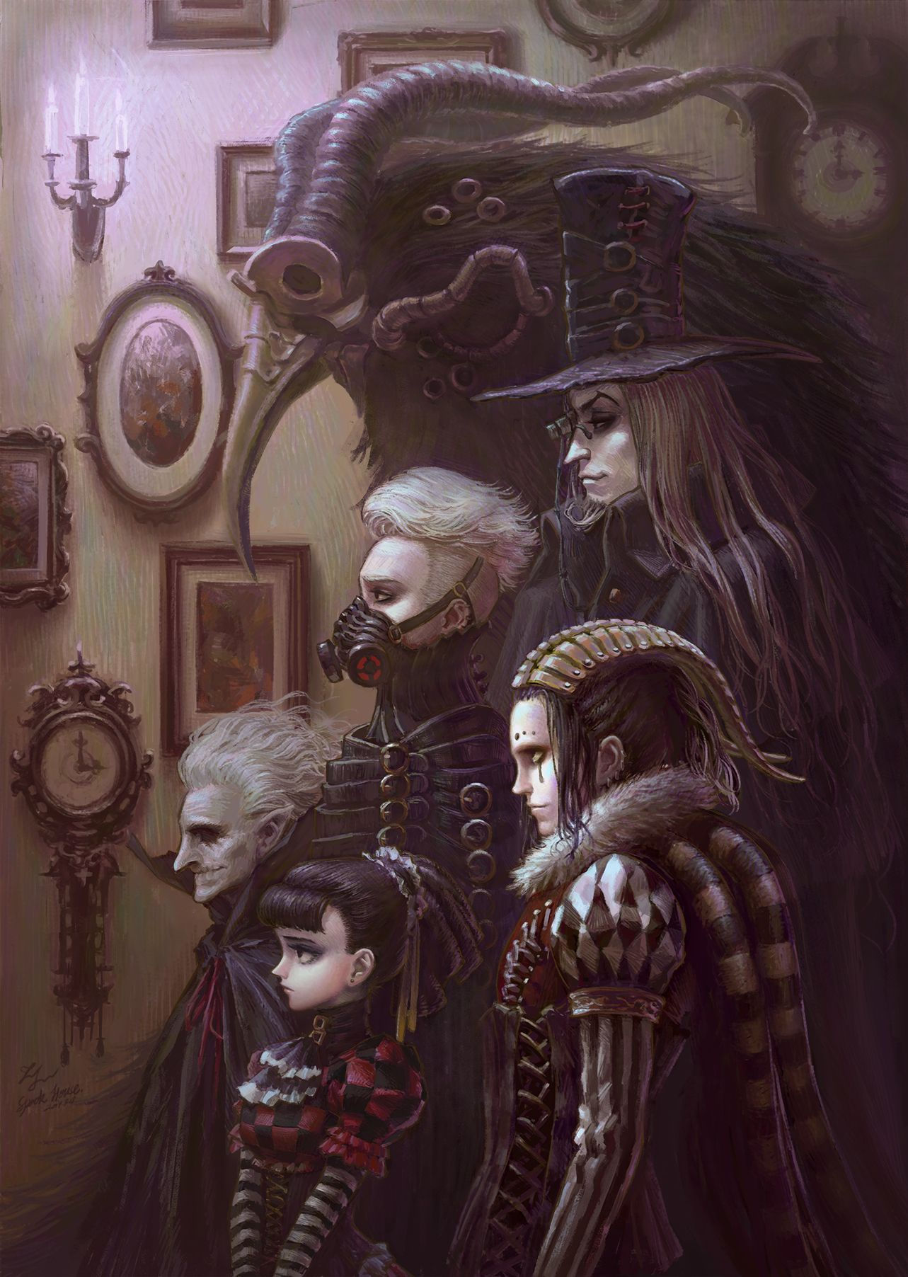 Wallpaper #7m0taJcBycdYOYFTCW821 Steampunk Artwork by Zhoujialin Dark Fantasy Art Fantasy Artwork Dark