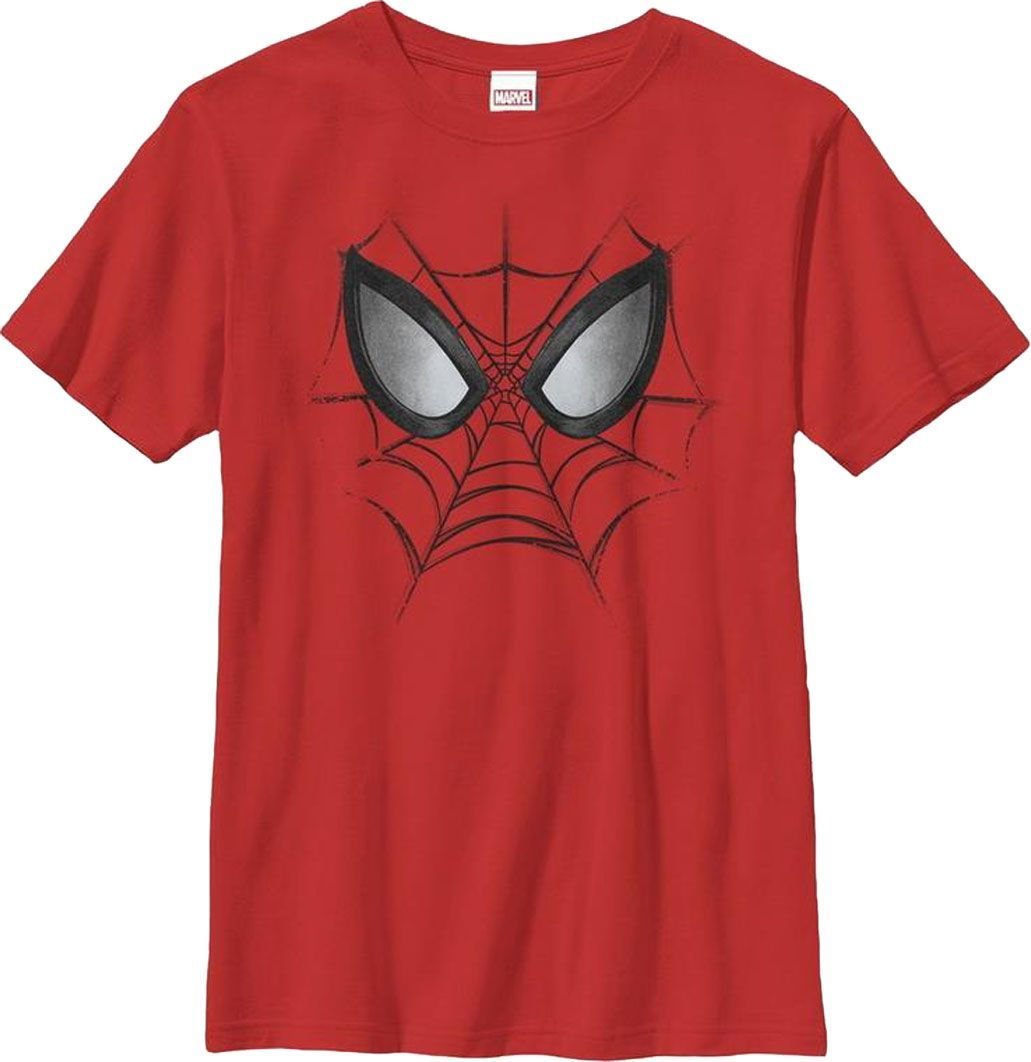 Wallpaper #_Wc19pIBSpphPi3-Z4I2253 Fifth Sun Boys Marvel Web Face Graphic T Shirt Size Large Red