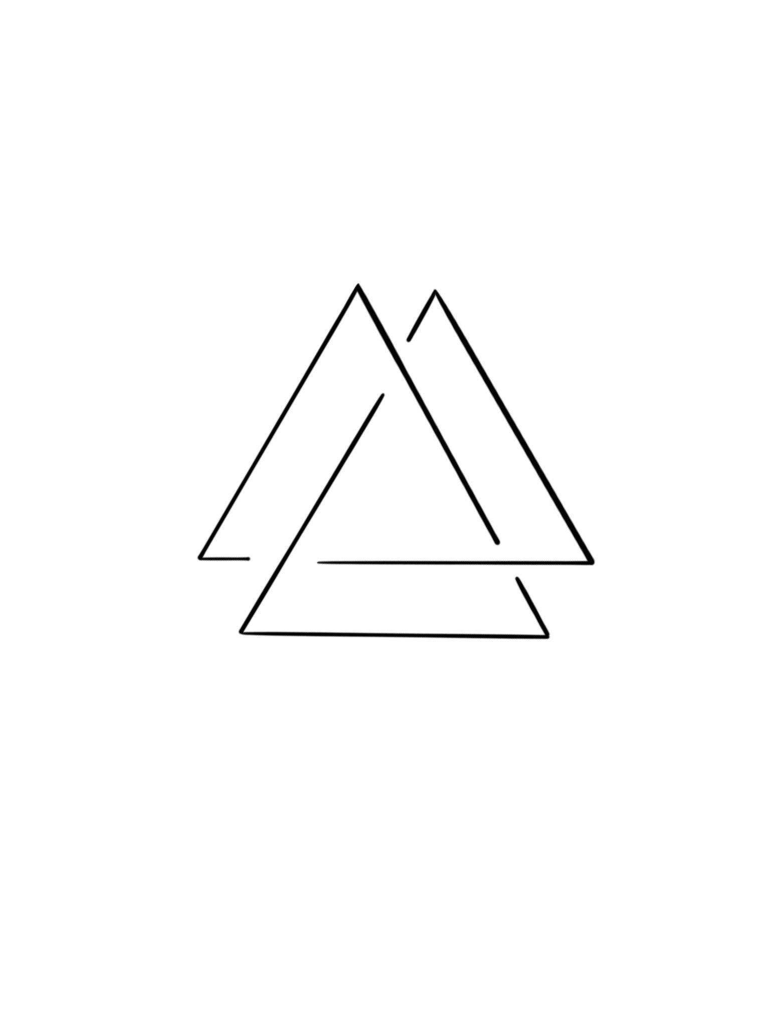 Wallpaper #cbln3ZIBJvJKYCmEEAAv362 Pin by Louise Leroux on Tattoo Triangle Tattoos Sharpie Tattoos