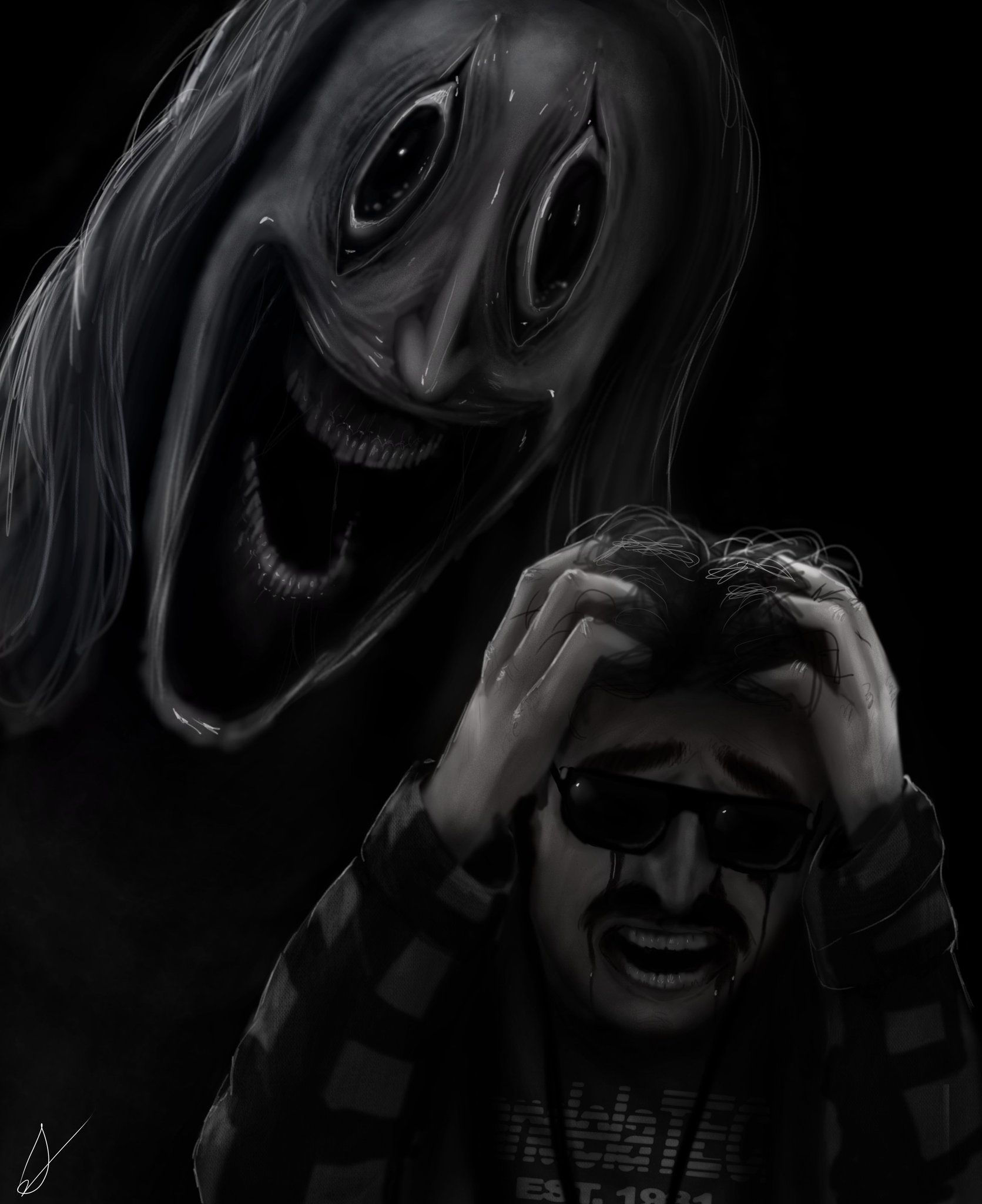 Wallpaper #yGeGApMBSpphPi3-qq-c470 Scary Art Spooky Scary the Scream 2560x1440 Wallpaper Creepy Smile
