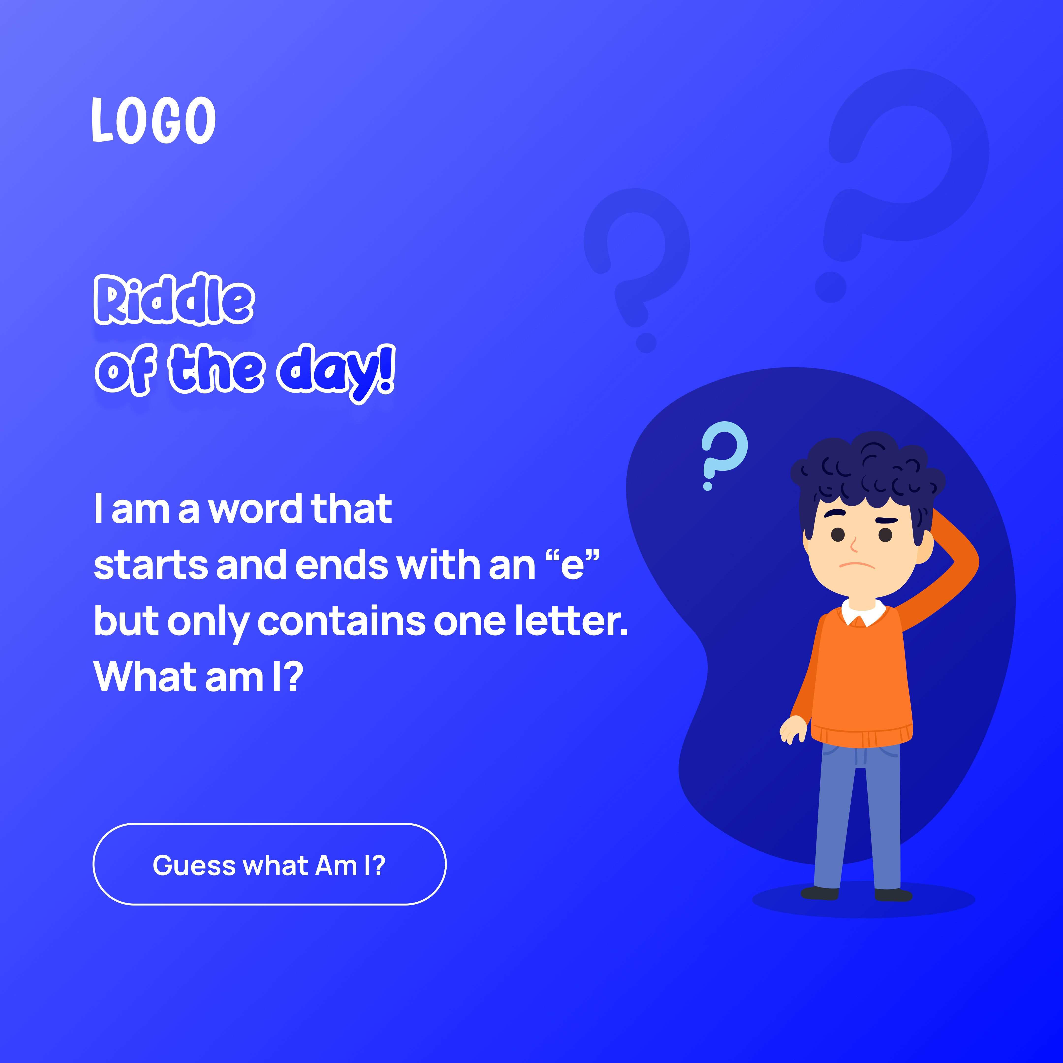 Wallpaper #tPu2hJcBx-Hc5Y20nq-189 Riddle of the Day Post Riddle of the Day Kids Post Template