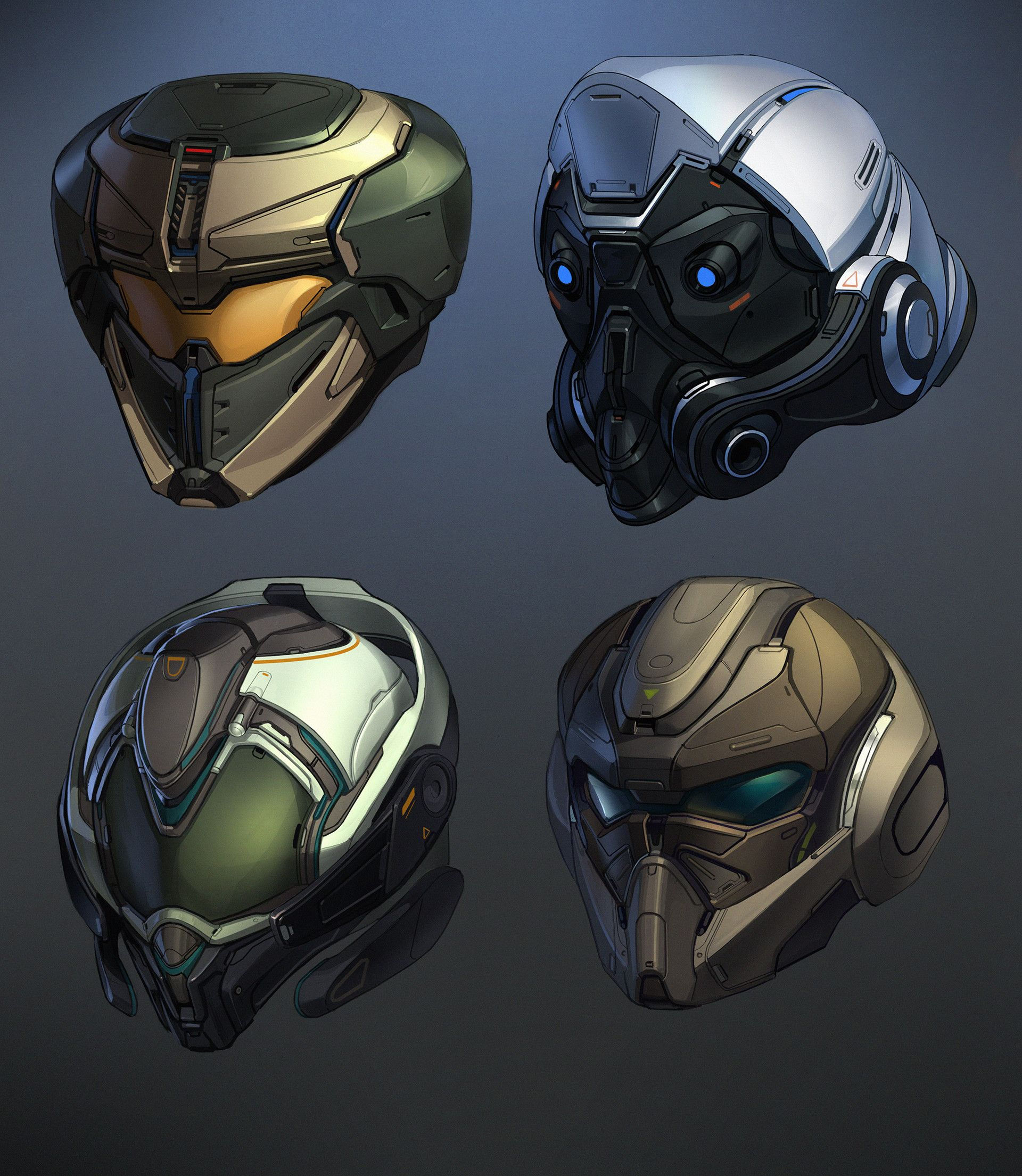 Wallpaper #fz9aPJMBLiIJ4c9OJZHX2 Artstation Helmets Dima Tchi Futuristic Helmet Armor Concept Helmet