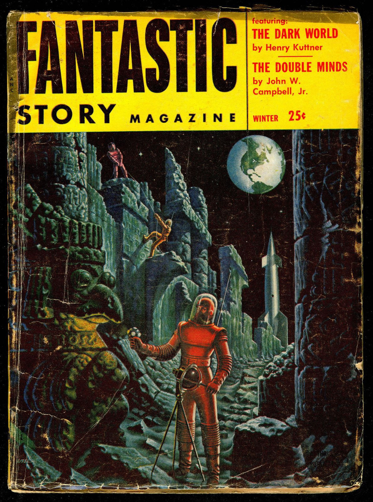 Wallpaper #-vSTOpMBKFX8bn3rTngm20 Incredible Vintage Sci Fi Pulp Cover Art Pulp Fiction Book Science