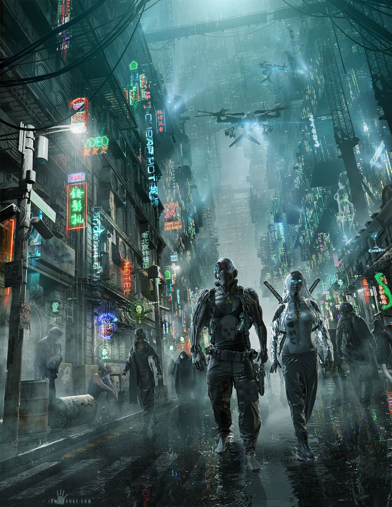 Wallpaper #N2er-5IBSpphPi3-ZJXN55 Httpsimgurcomgallery18fim6yxsndh Ville Cyberpunk Art Cyberpunk
