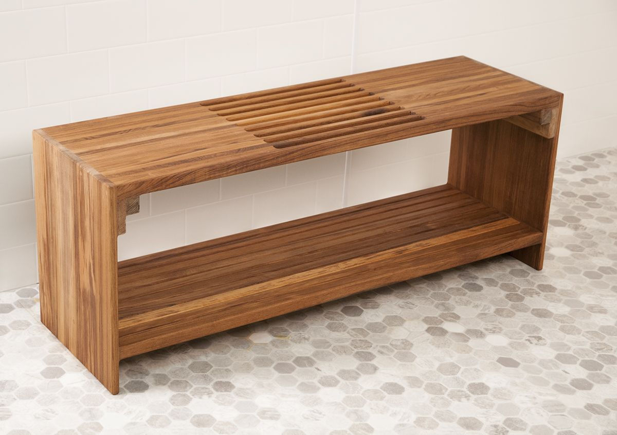 Wallpaper #B52EA Shower Chairs the Original Kai 155 Corner Teak Shower Bench with