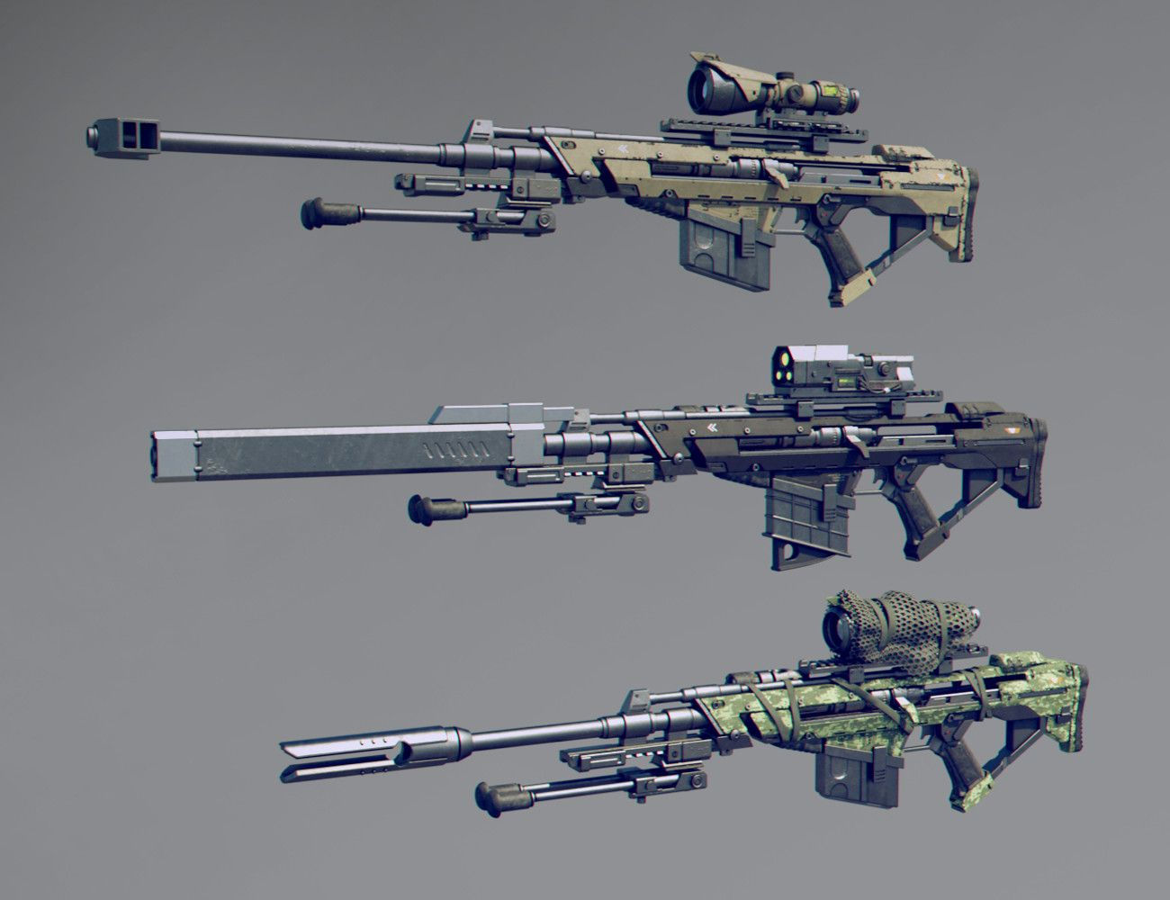 Wallpaper #LfQxOpMBKFX8bn3r2HjQ398 A Sniper Rifle Inspired by Xcom Destiny and Borderlands Sci Fi Weapons
