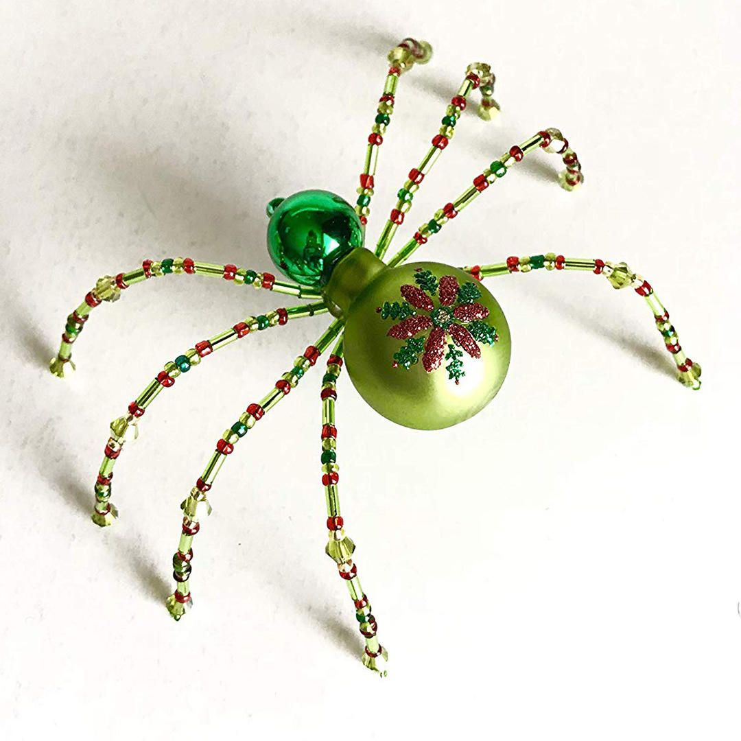 Wallpaper #3zG8NZMB5zzyi_yYz1df424 Sparkling Spider Christmas Ornament