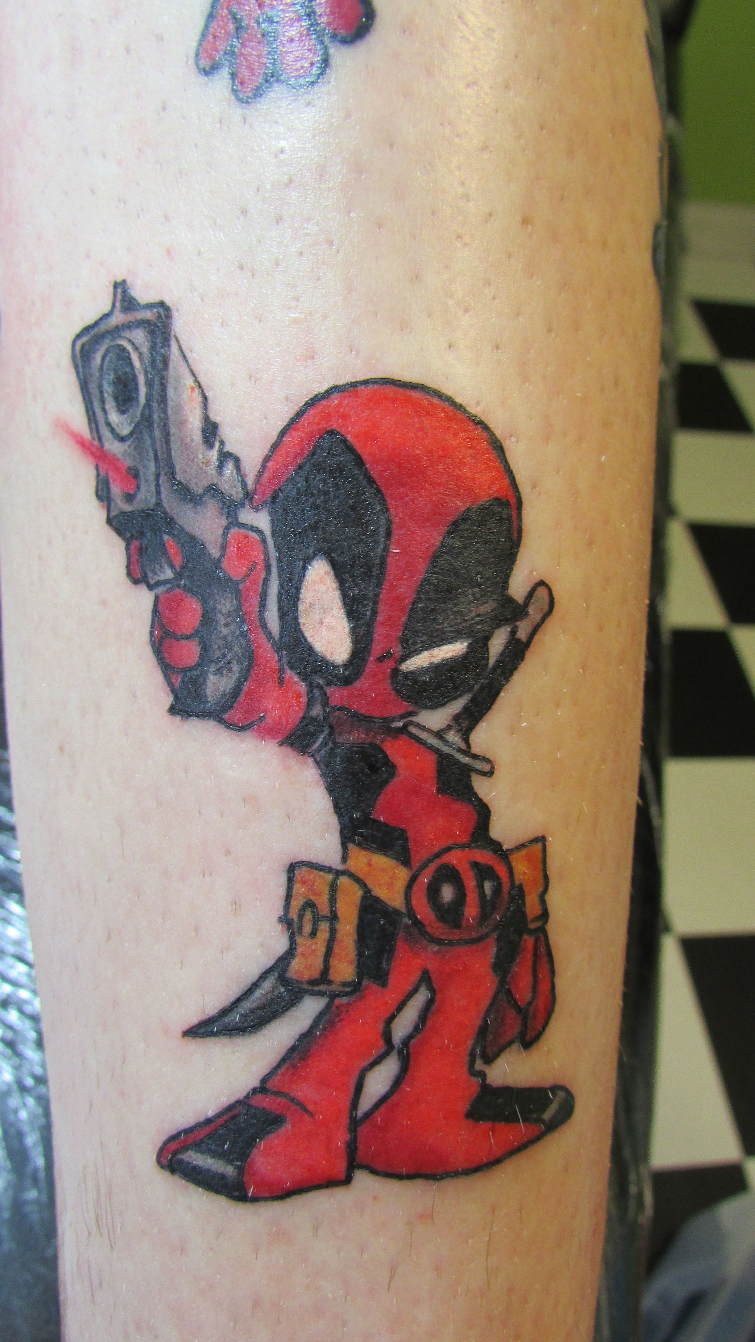 Wallpaper #9130c Marvel Tattoo Photo by Gus H Tattoo on Instagram Deadpool
