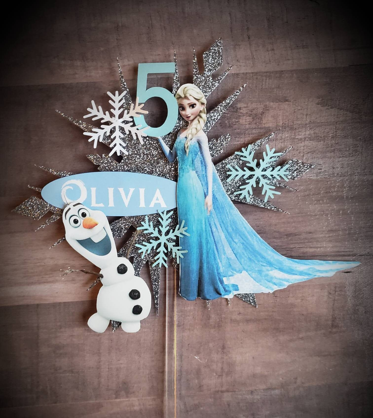 Wallpaper #92B6C Frozen Cake Topper Printable