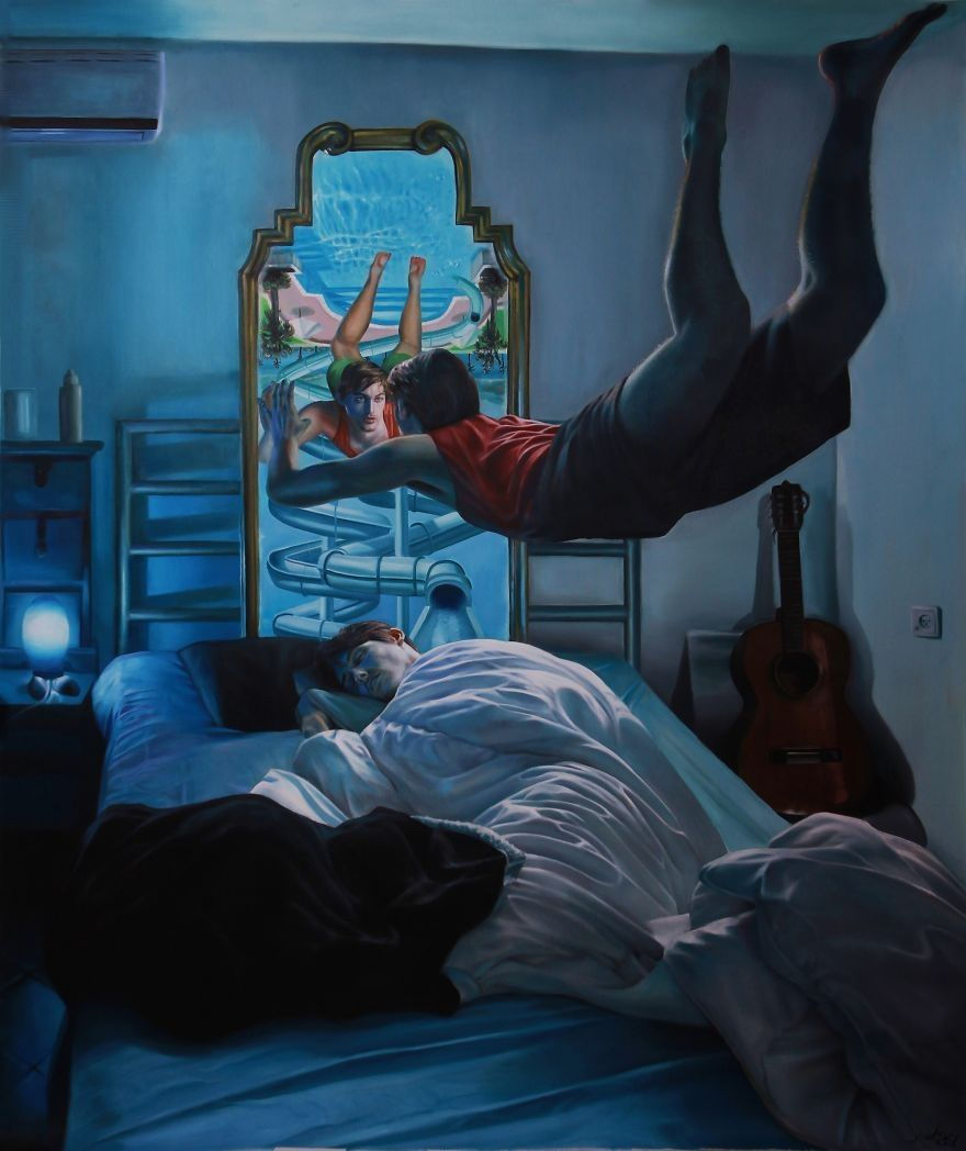 Wallpaper #tbjY3JIBJvJKYCmEhf1i253 Artist Depicts Surreal Dreams and Nightmares in Paintings Surealism