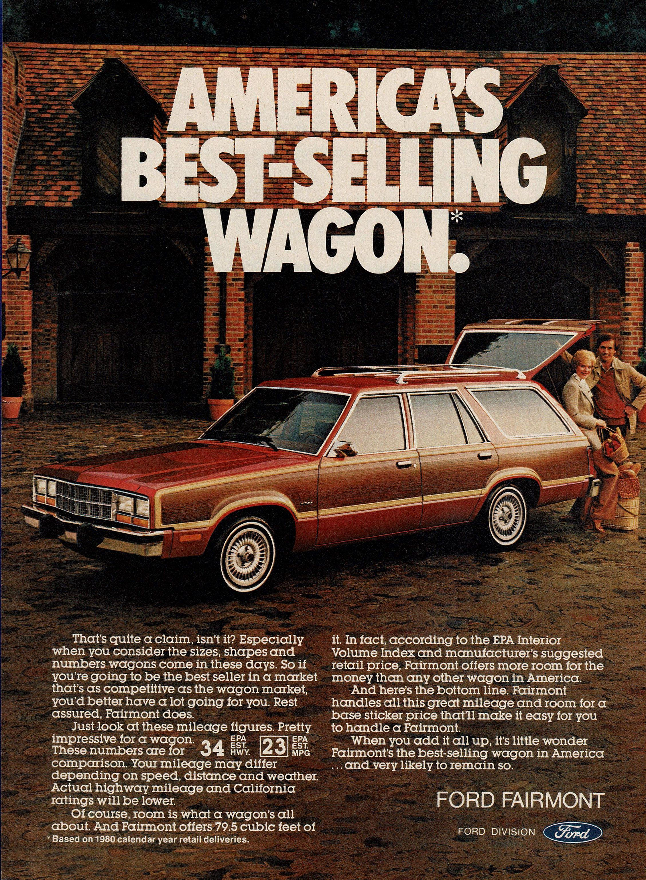 Wallpaper #4aeuMpMBlSzal8H1CtvX163 1981 Ford Fairmont Wagon USA Original Magazine Advertisement Station