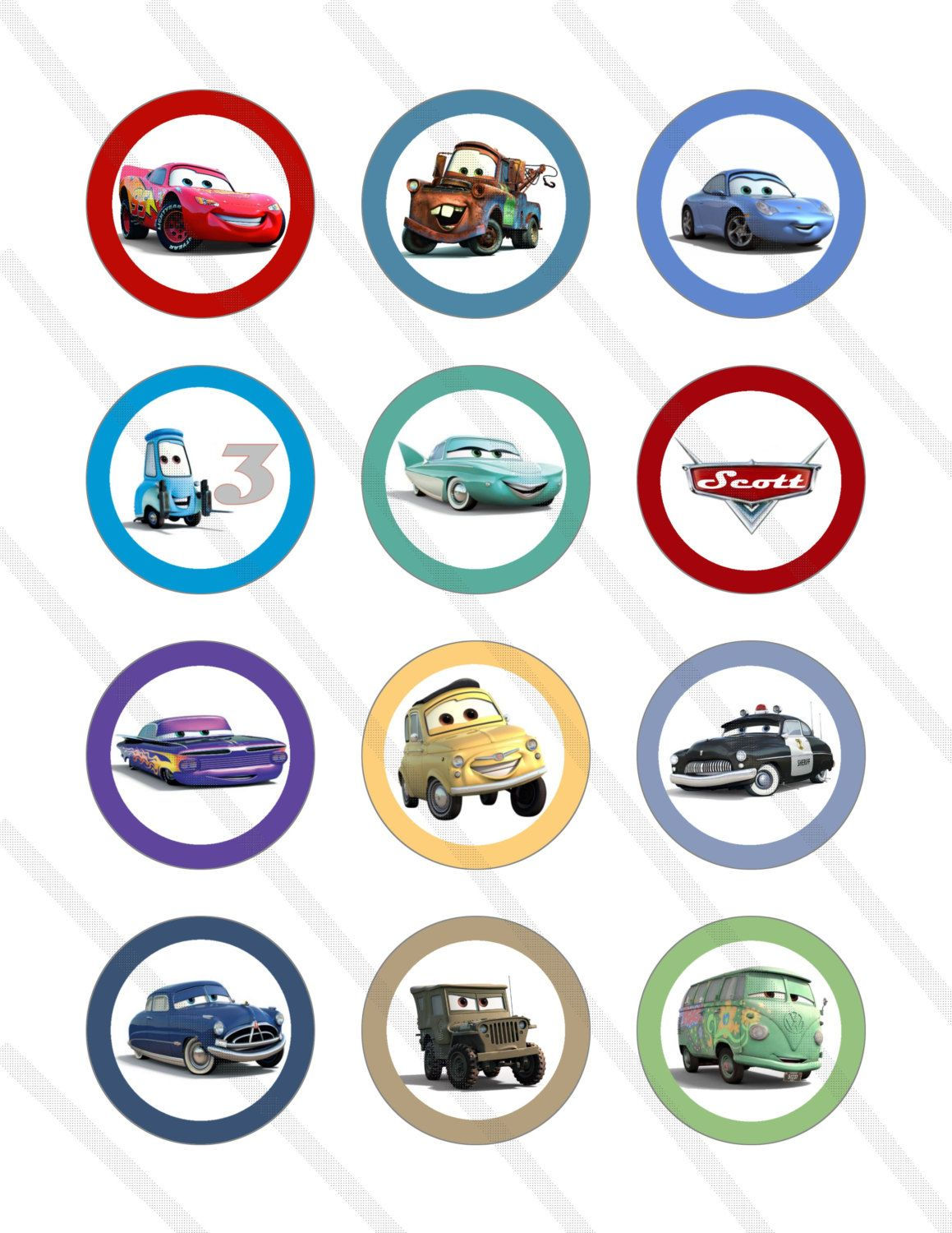 Wallpaper #02c67 Race Cupcake Topper Racecar Toppers Race Toppers Car Etsy