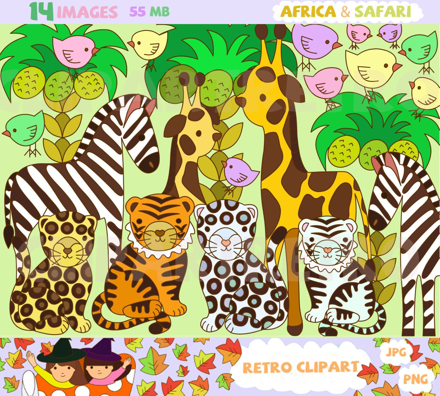 Wallpaper #03c4b Happy Jungle Safari Birthday Our Amhiraya Studio