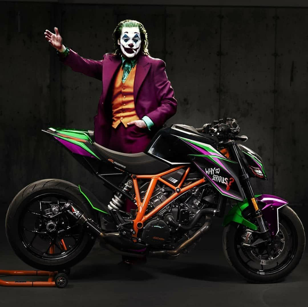 Wallpaper #_0C5MZMBJhL2WPbay8f5162 Tm Superduke 1290r Credit New Joker Movie Joker Artwork Joker Pics