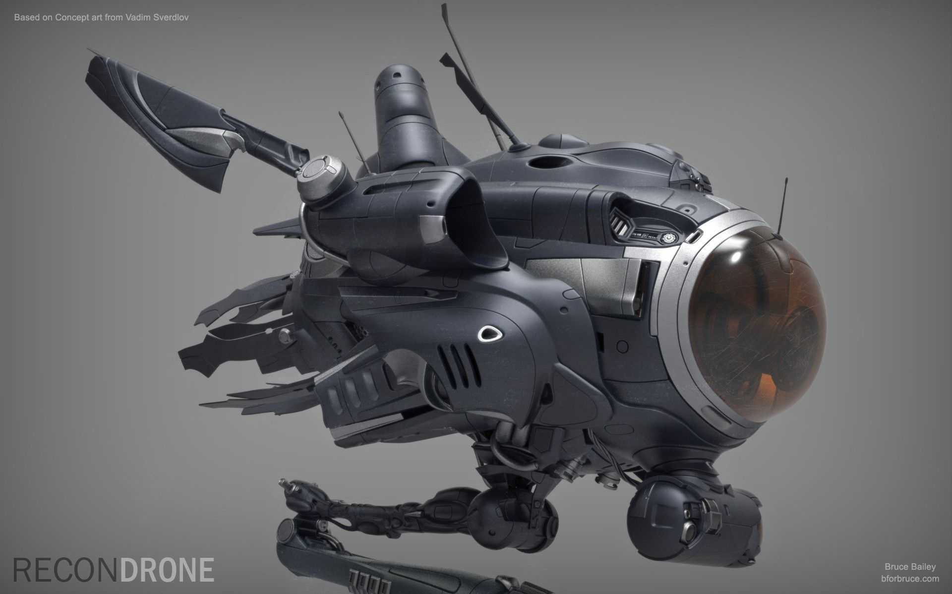 Wallpaper #eb723 Concept Sci Fi Drone Obj