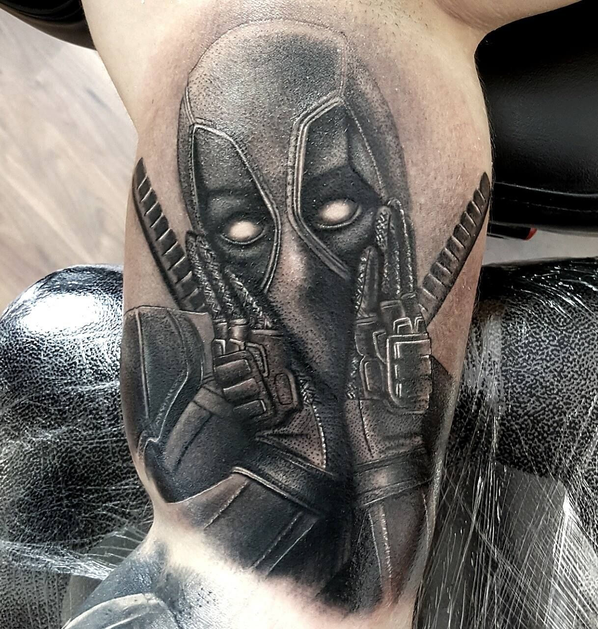 Wallpaper #9130c Marvel Tattoo Photo by Gus H Tattoo on Instagram Deadpool