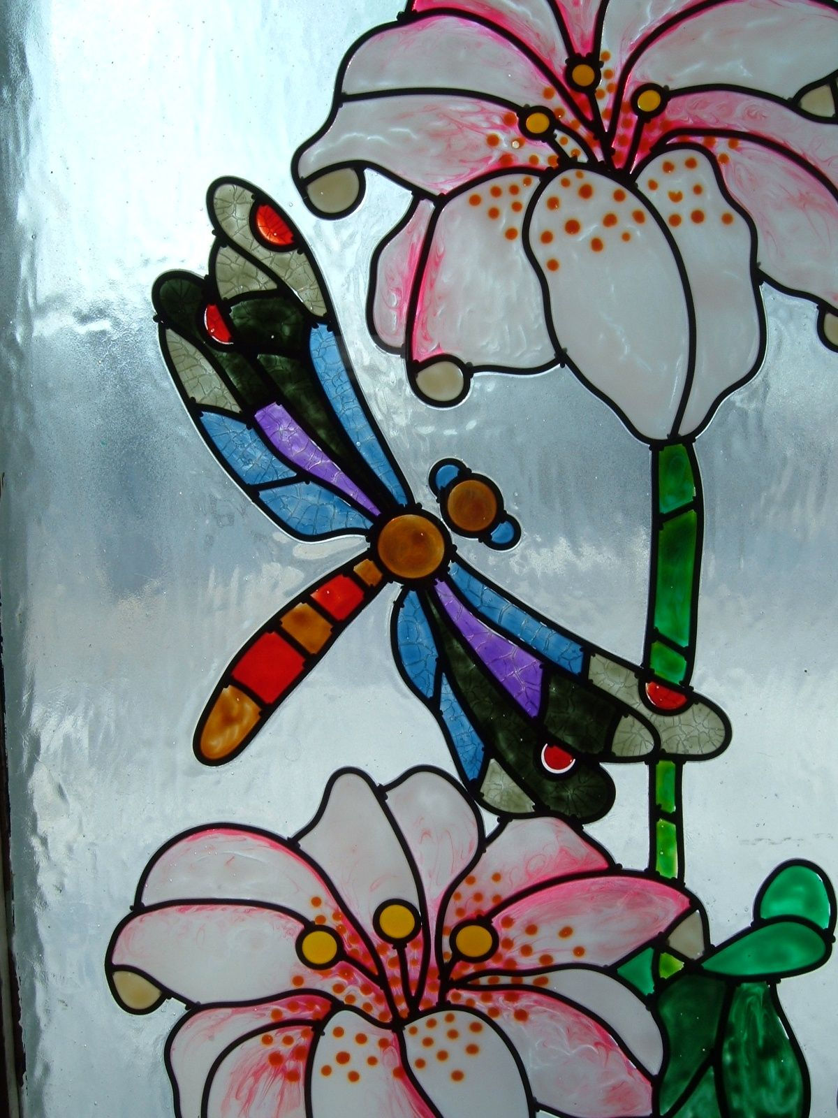 Wallpaper #5be1b Diy Stained Glass on Old Window Pane with Design Masters Tint It