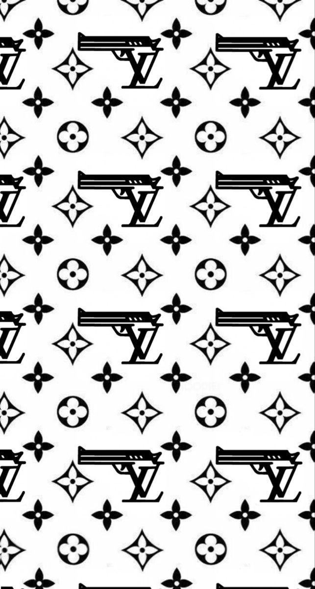 Wallpaper #UmfG5ZIBSpphPi3-tDHV109 Black and White Louis Vuitton Wallpaper Pattern