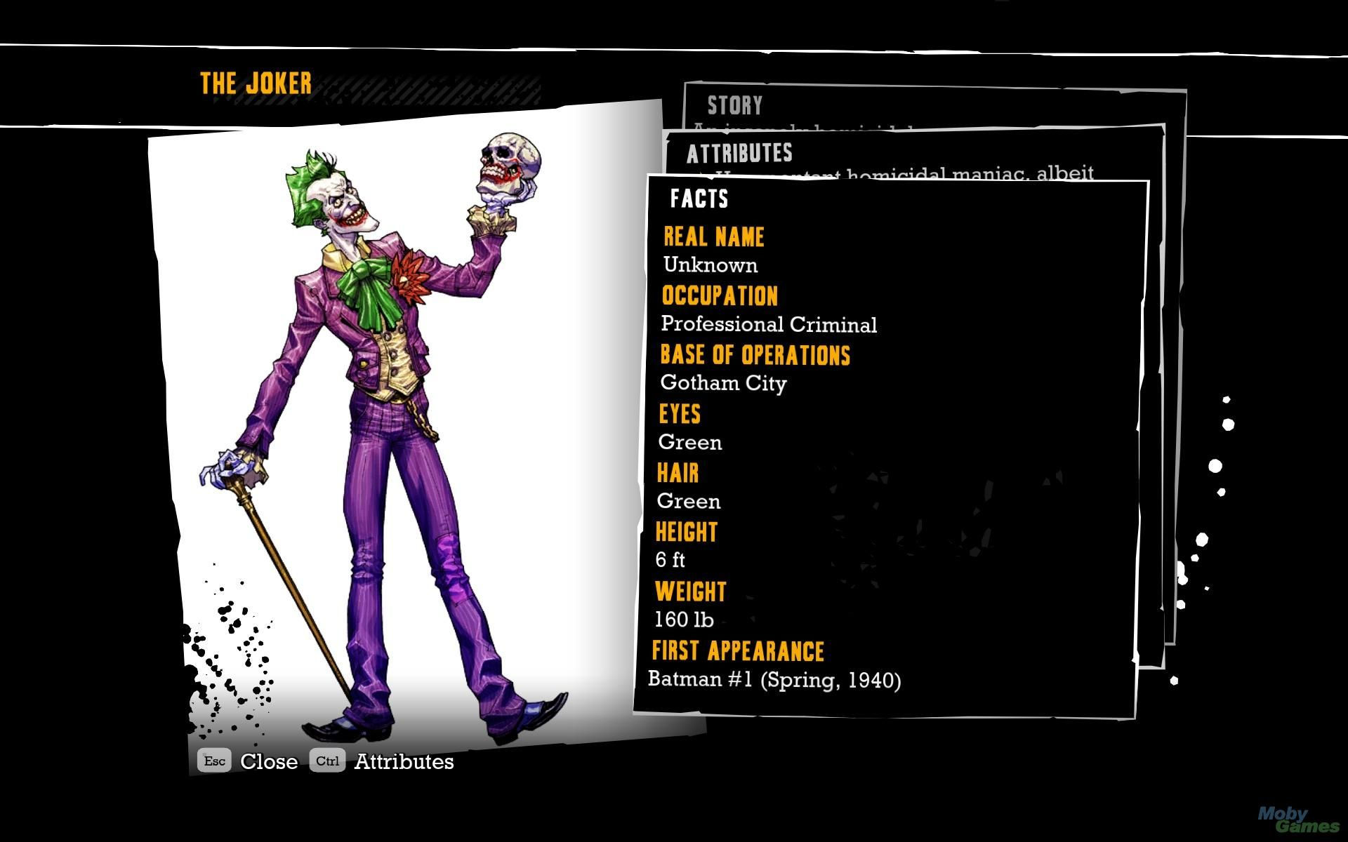 Wallpaper #kRpiUZMB1yWOL4qg3IHY279 Batman Arkham Asylum Character Bios and Joker Story