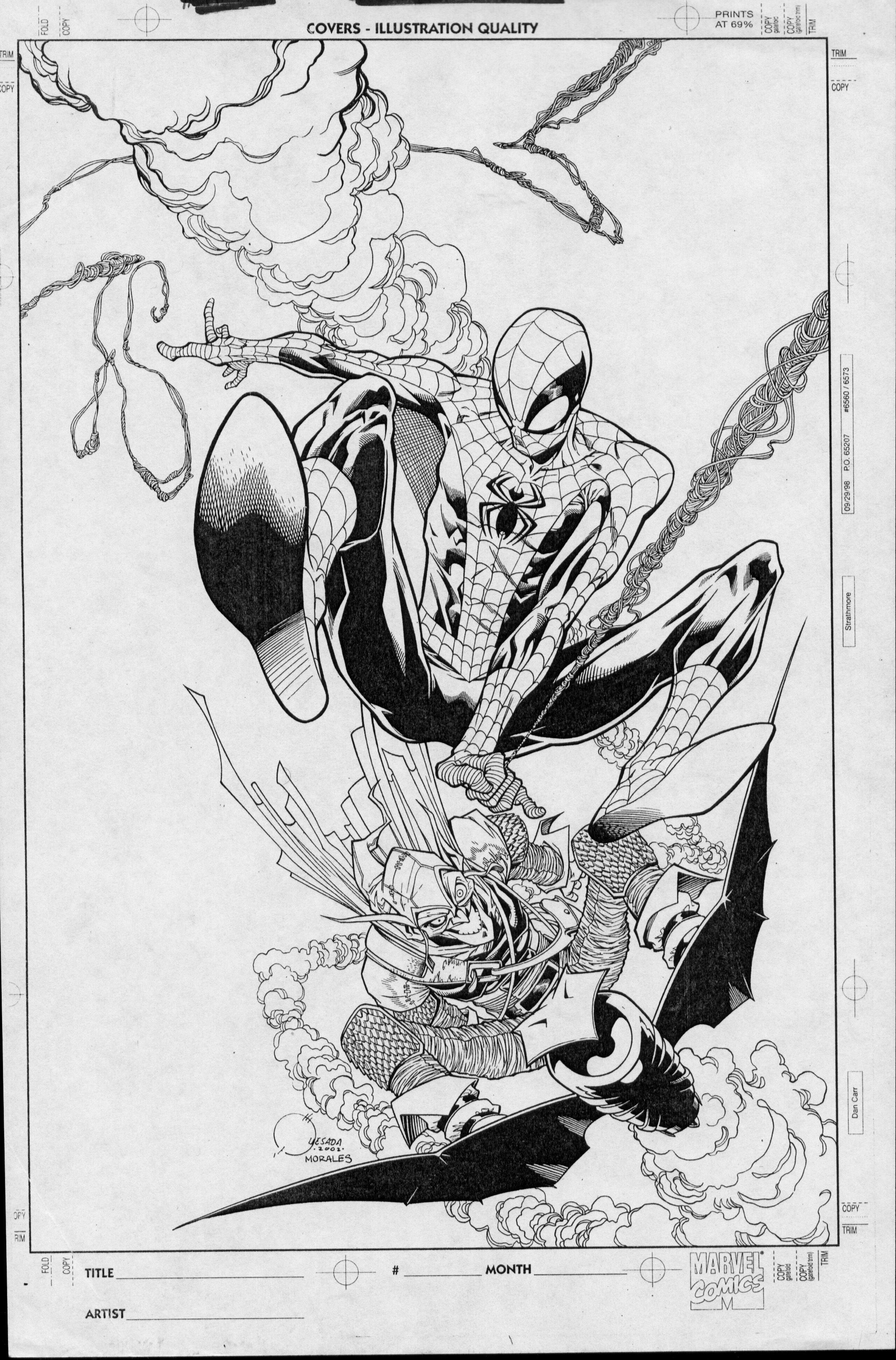 Wallpaper #1hkwH48BtGB6xQ784HqH51 Great Art from the Great Joe Quesada Comic Book Artwork Spiderman