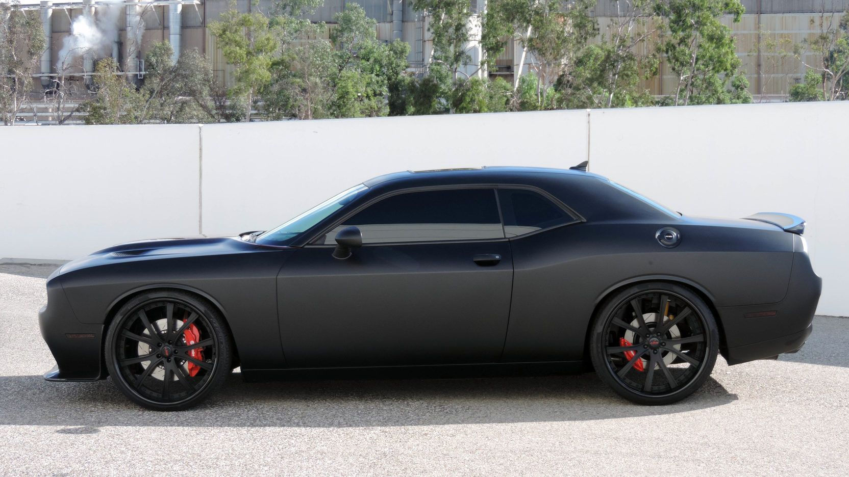 Wallpaper #84950 2018 Dodge Challenger Srt Demon Black Satin Hood Only 594 Miles Bone