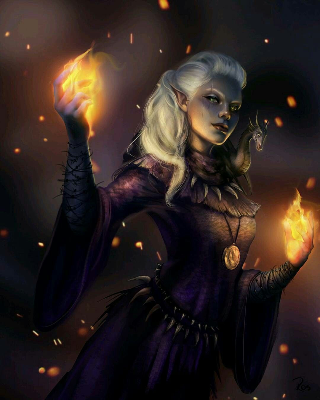 Wallpaper #pWjtHZMBSpphPi3-rCco124 Elf Fire Mage Dungeons and Dragons Characters Dnd Characters Fantasy