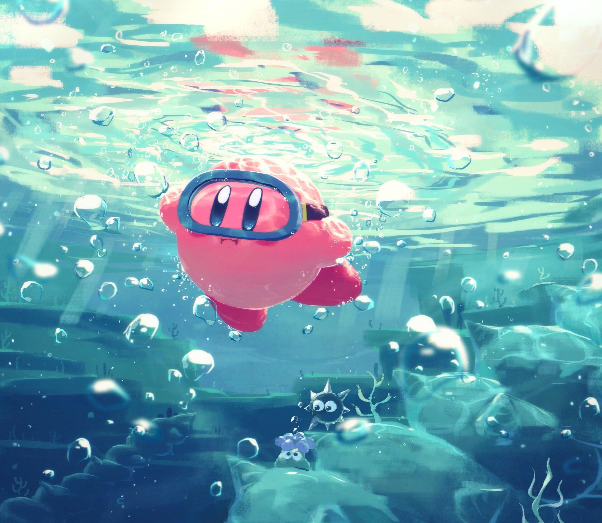 Wallpaper #W2c4_JIBSpphPi3-KZeF222 Kirby Character Game Character Kawaii Wallpaper Wallpaper PC Cute