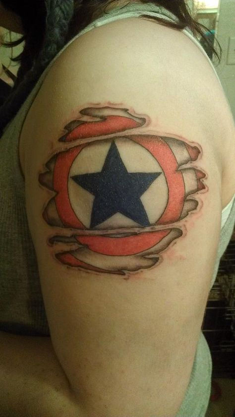 Wallpaper #P5zO4JIBZHQxiYarB7hG202 My Captain America Shield Tattoo by Insanitysopensky on Deviantart