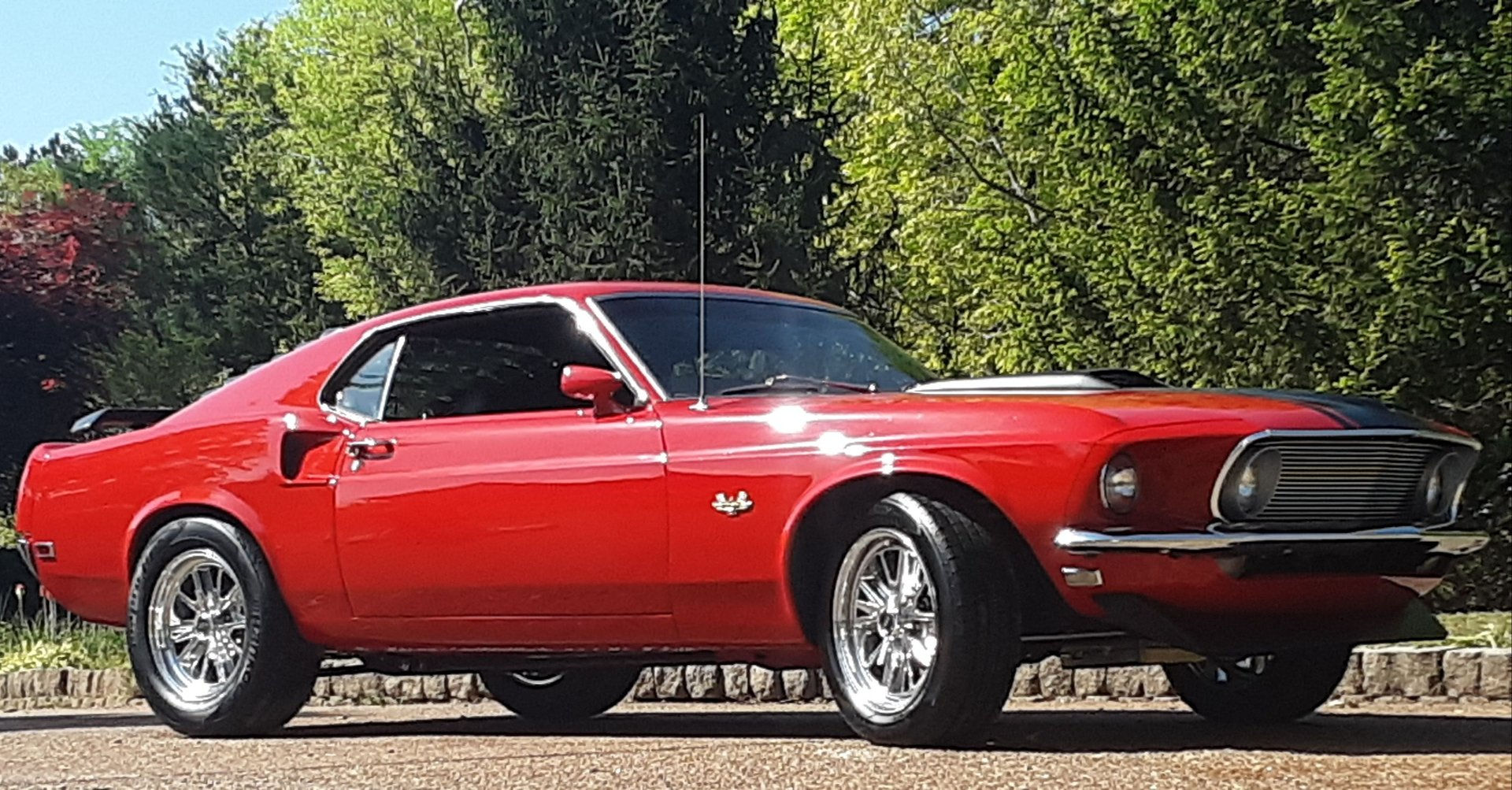 Wallpaper #GEC3L5MBJhL2WPbab77t25 1969 Ford Mustang Restomod Premier Auction