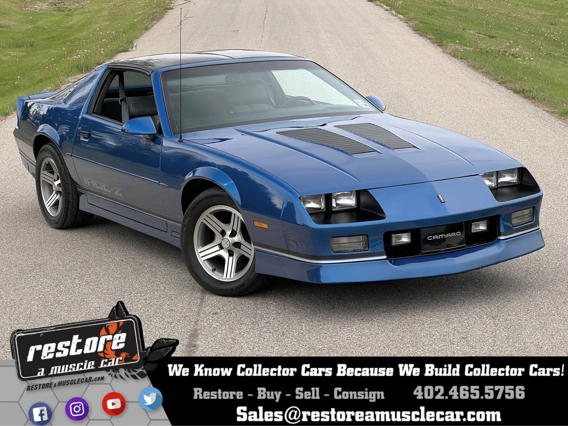 Wallpaper #jTUHk5cBk_lpvpaliJVd18 1989 Chevrolet Camaro Iroc Restore a Muscle Car Llc
